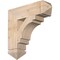 Ekena Millwork Merced Arts & Crafts Smooth Bracket, Douglas Fir, 5 1/2"W x 22"D x 22"H BKT06X22X22MRC03SDF - alternate 1